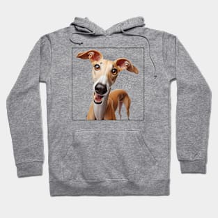 Skinny Minnie Greyhound Dog Hoodie